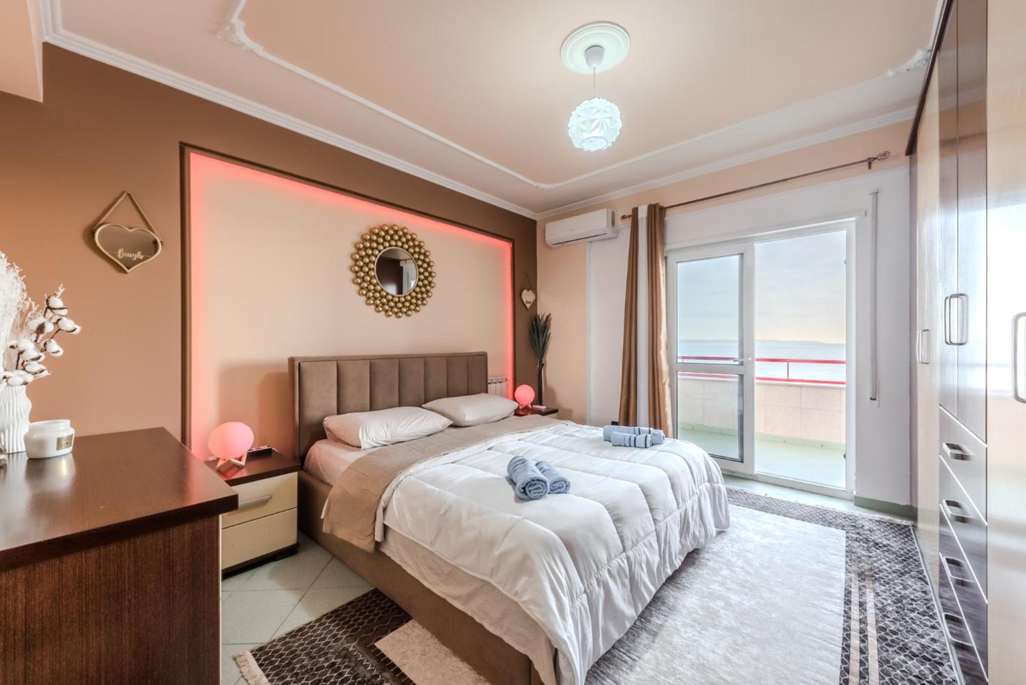 Full Sea View Center 2 Bedroom Durrës Zewnętrze zdjęcie